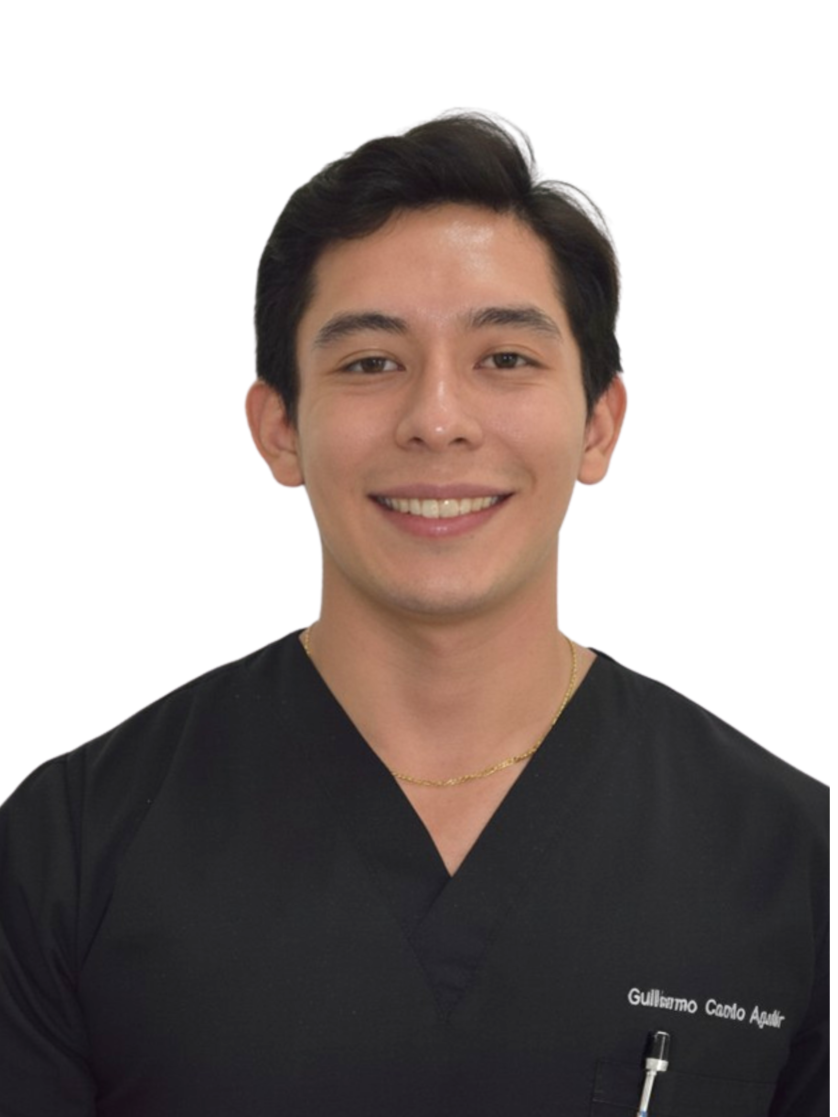 Retrato del Dr. Guillermo Canto, dentista con enfoque en cirugía oral